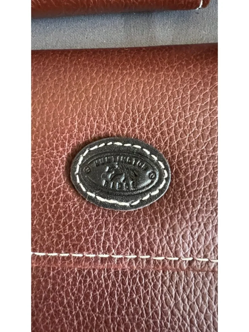 Huntington Ridge 4-Piece Brown Leather Accessories Set With Wallet Keychain Coin